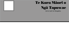 Desktop Screenshot of ngatapuwae.school.nz