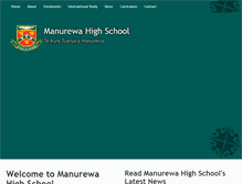 Tablet Screenshot of manurewa.school.nz