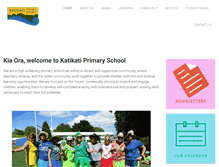 Tablet Screenshot of katikati.school.nz