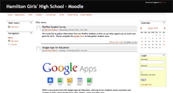 Desktop Screenshot of moodle.hghs.school.nz