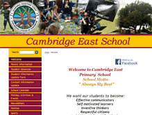 Tablet Screenshot of cambridgeeast.school.nz