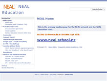 Tablet Screenshot of google.neal.school.nz