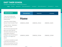 Tablet Screenshot of easttaieri.school.nz