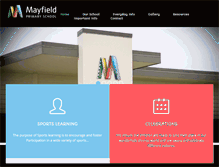 Tablet Screenshot of mayfieldauckland.school.nz