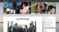 Desktop Screenshot of moodle.lynfield.school.nz