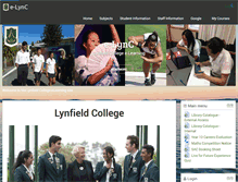 Tablet Screenshot of moodle.lynfield.school.nz