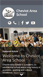 Mobile Screenshot of cheviot.school.nz