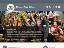 Tablet Screenshot of cheviot.school.nz