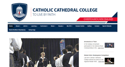 Desktop Screenshot of cathcollege.school.nz