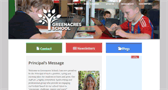 Desktop Screenshot of greenacres.school.nz