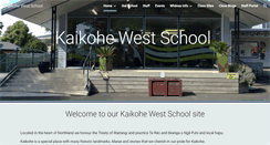 Desktop Screenshot of kaikohewest.school.nz