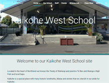 Tablet Screenshot of kaikohewest.school.nz