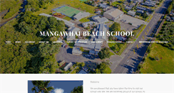 Desktop Screenshot of mangawhaibeach.school.nz