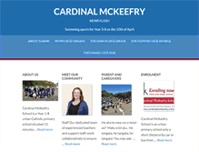 Tablet Screenshot of cardinalmckeefry.school.nz