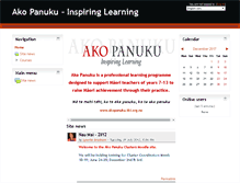 Tablet Screenshot of akopanuku.vln.school.nz