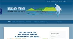 Desktop Screenshot of havelock.school.nz