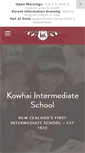 Mobile Screenshot of kowhai.school.nz