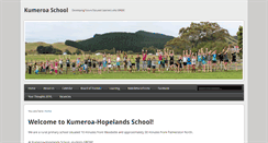 Desktop Screenshot of kumeroa.school.nz