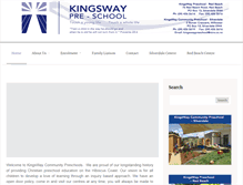 Tablet Screenshot of kingswaypreschool.school.nz