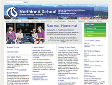 Tablet Screenshot of northland.school.nz