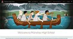 Desktop Screenshot of mairehau.school.nz