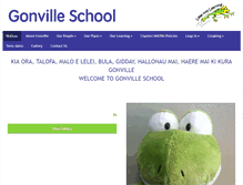 Tablet Screenshot of gonville.school.nz