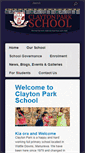 Mobile Screenshot of claytonpark.school.nz