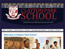 Tablet Screenshot of claytonpark.school.nz