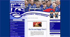 Desktop Screenshot of leamington.school.nz