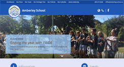 Desktop Screenshot of amberley.school.nz