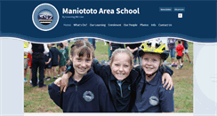 Desktop Screenshot of maniototo.school.nz