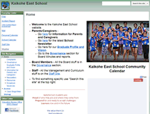 Tablet Screenshot of kaikeast.school.nz