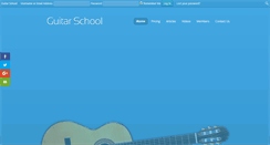 Desktop Screenshot of guitar.school.nz