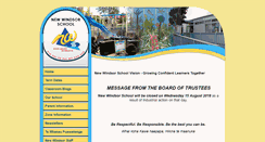 Desktop Screenshot of newwindsor.school.nz