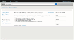 Desktop Screenshot of library.stmarystga.school.nz