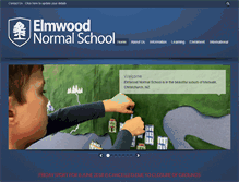 Tablet Screenshot of elmwood.school.nz