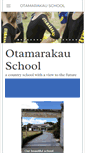 Mobile Screenshot of otamarakau.school.nz