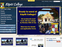 Tablet Screenshot of kc.school.nz