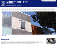 Tablet Screenshot of maristcollege.school.nz