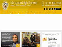 Tablet Screenshot of motuekahigh.school.nz