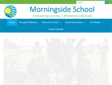 Tablet Screenshot of morningside.school.nz