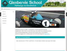 Tablet Screenshot of glenbervie.school.nz