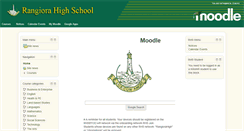 Desktop Screenshot of moodle.rangiorahigh.school.nz