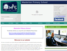 Tablet Screenshot of masterton.school.nz