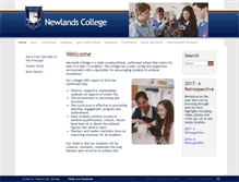 Tablet Screenshot of newlands.school.nz