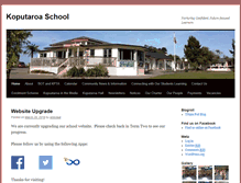 Tablet Screenshot of koputaroa.school.nz