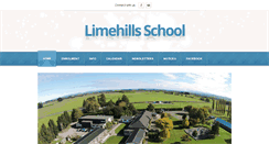 Desktop Screenshot of limehills.school.nz
