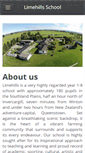 Mobile Screenshot of limehills.school.nz