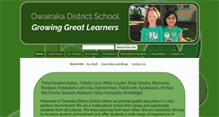 Desktop Screenshot of owairaka.school.nz
