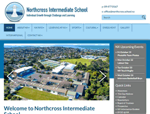 Tablet Screenshot of northcross.school.nz